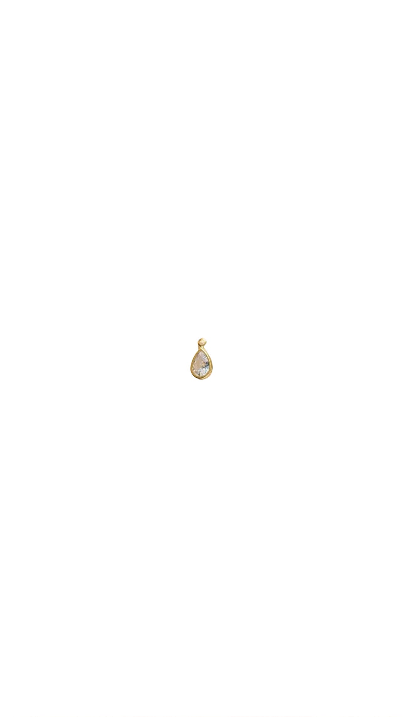 diamanté teardrop